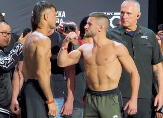 Diego Lopes and Pat Sabatini, UFC 295