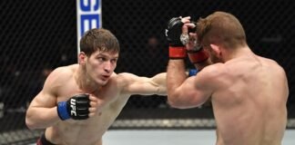 Movsar Evloev and Nik Lentz, UFC 257